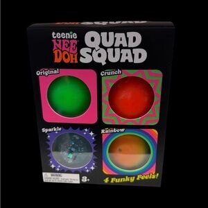 teenie NEE DOH Quad Squad Set - Green & Red & Multicolor
